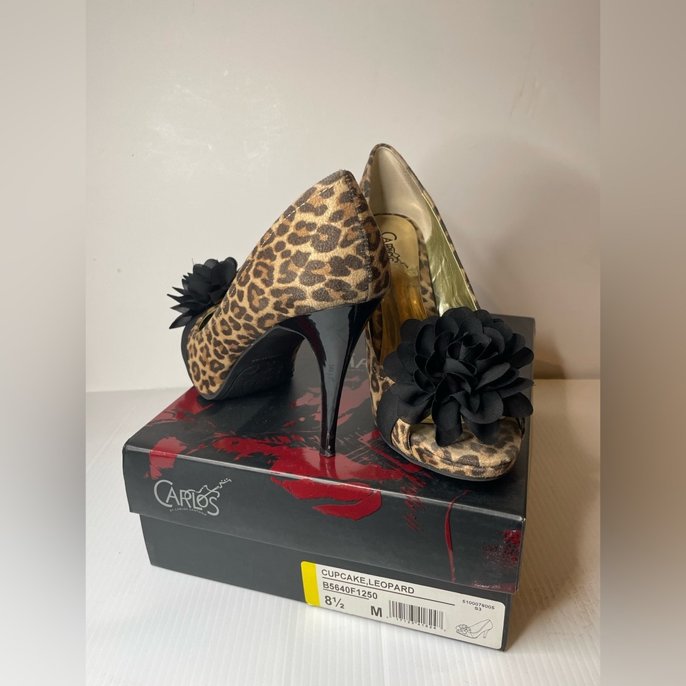 Carlos by Carlos Santana peep toe. Size 8.5. 3” heel.